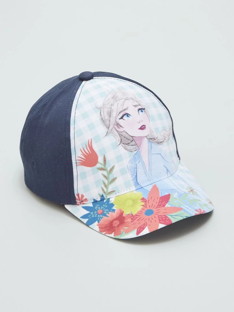 Casquette 'Reine des neiges' bleu