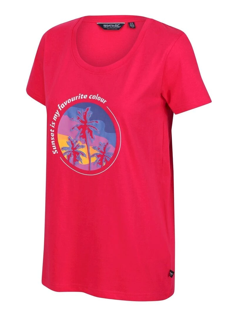 Regatta   T shirt FILANDRA   Rose foncé