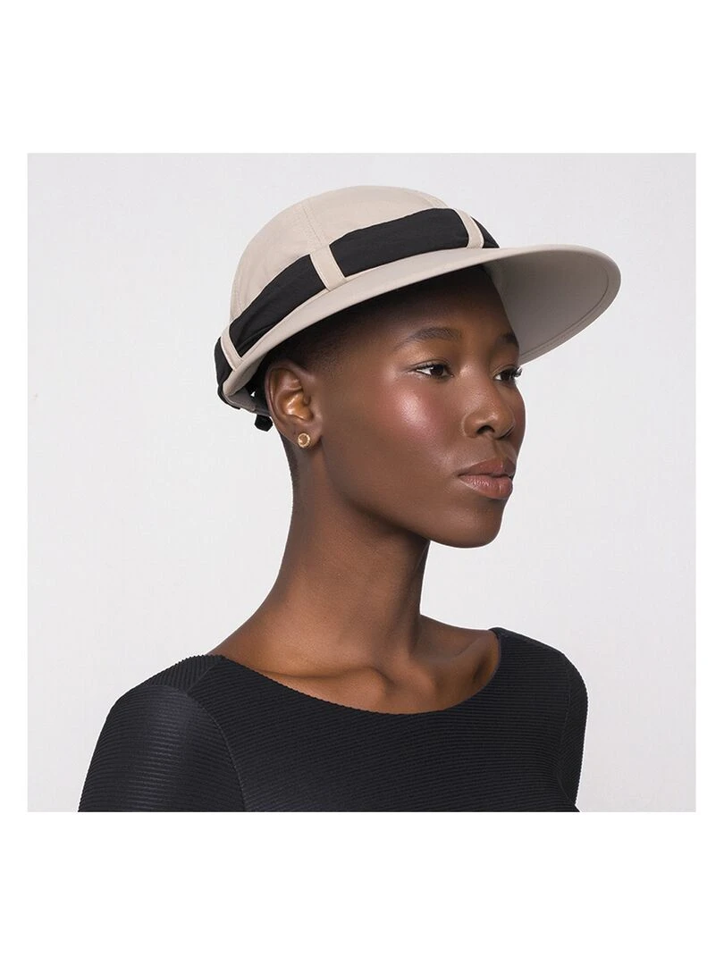 Casquette Visor Capri Colors Areia Preto Beige