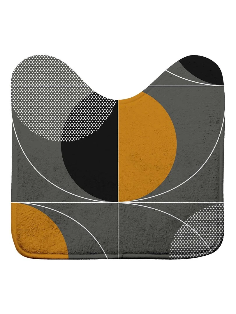 Tapis contour de WC Pop color Gris