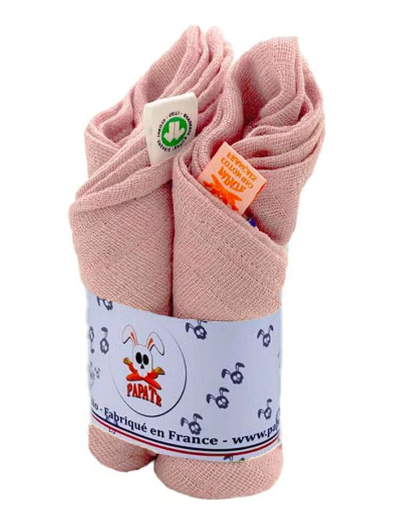 Langes En Coton Bio Pink Rose