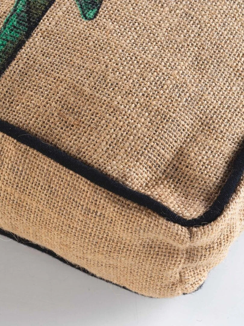 Coussin de sol jute Balinesie   Marron