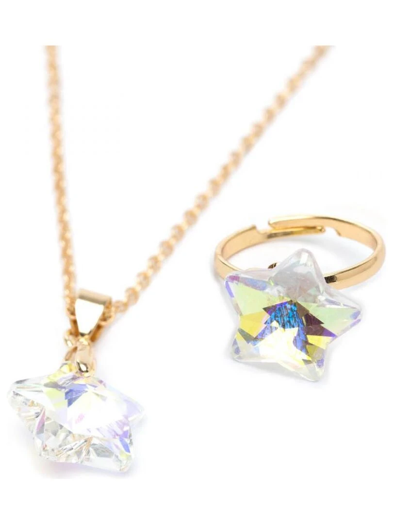Collier et boucles d'oreilles Boutique Holographic Star assortis   N/A