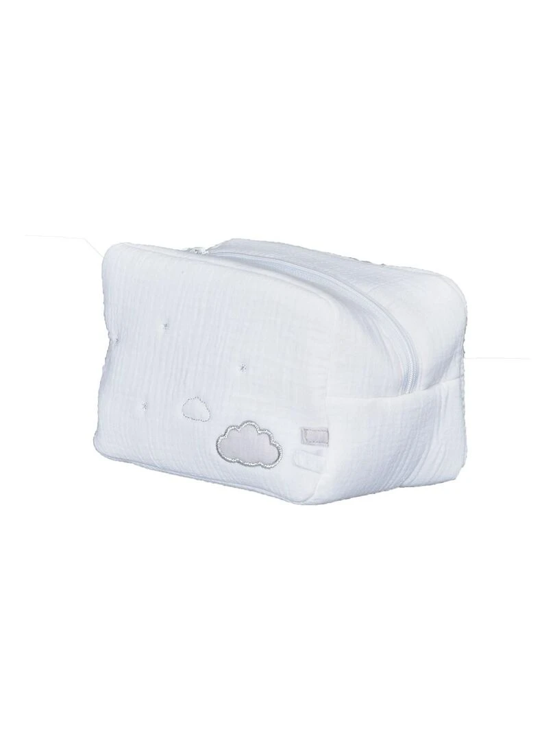 Trousse de toilette en coton Bio   SAUTHON   Blanc