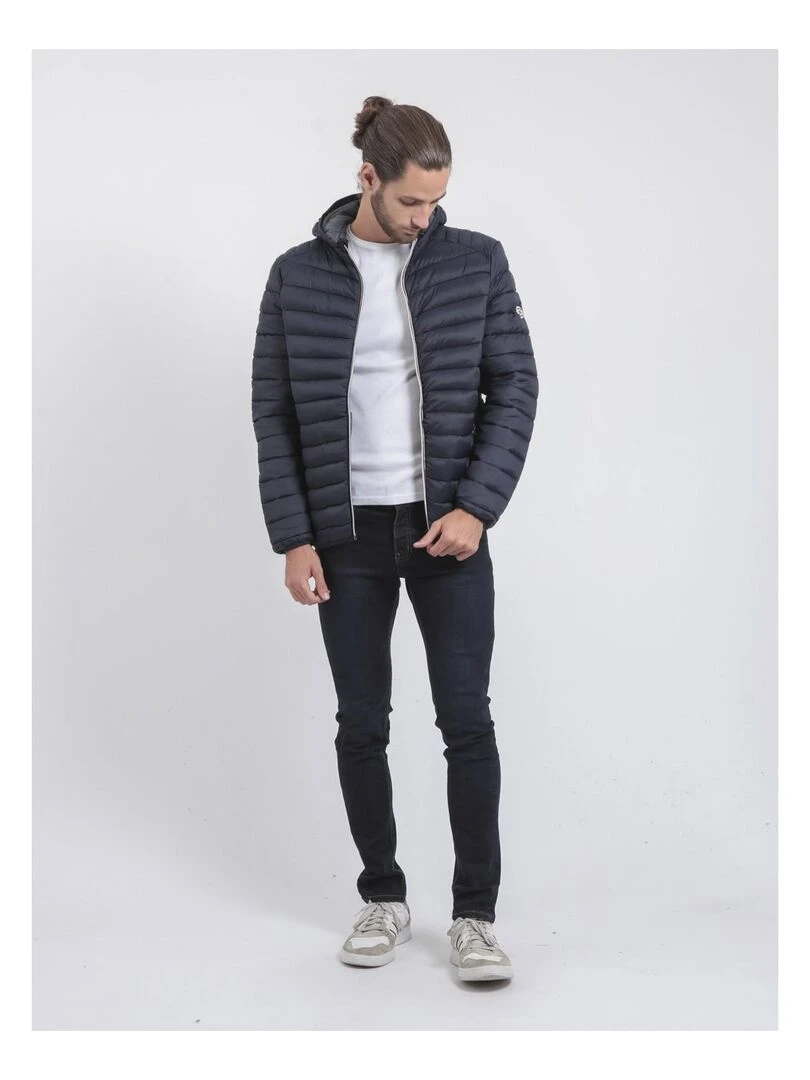 Doudoune légère capuche ZILLING   Bleu marine