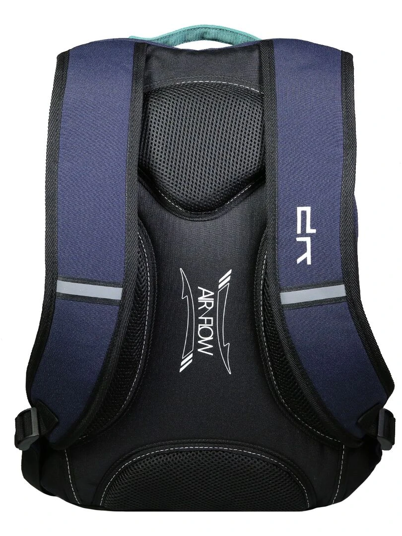 BODYPACK Sac à dos recyclé dos réglable Moiré Bleu   Bleu