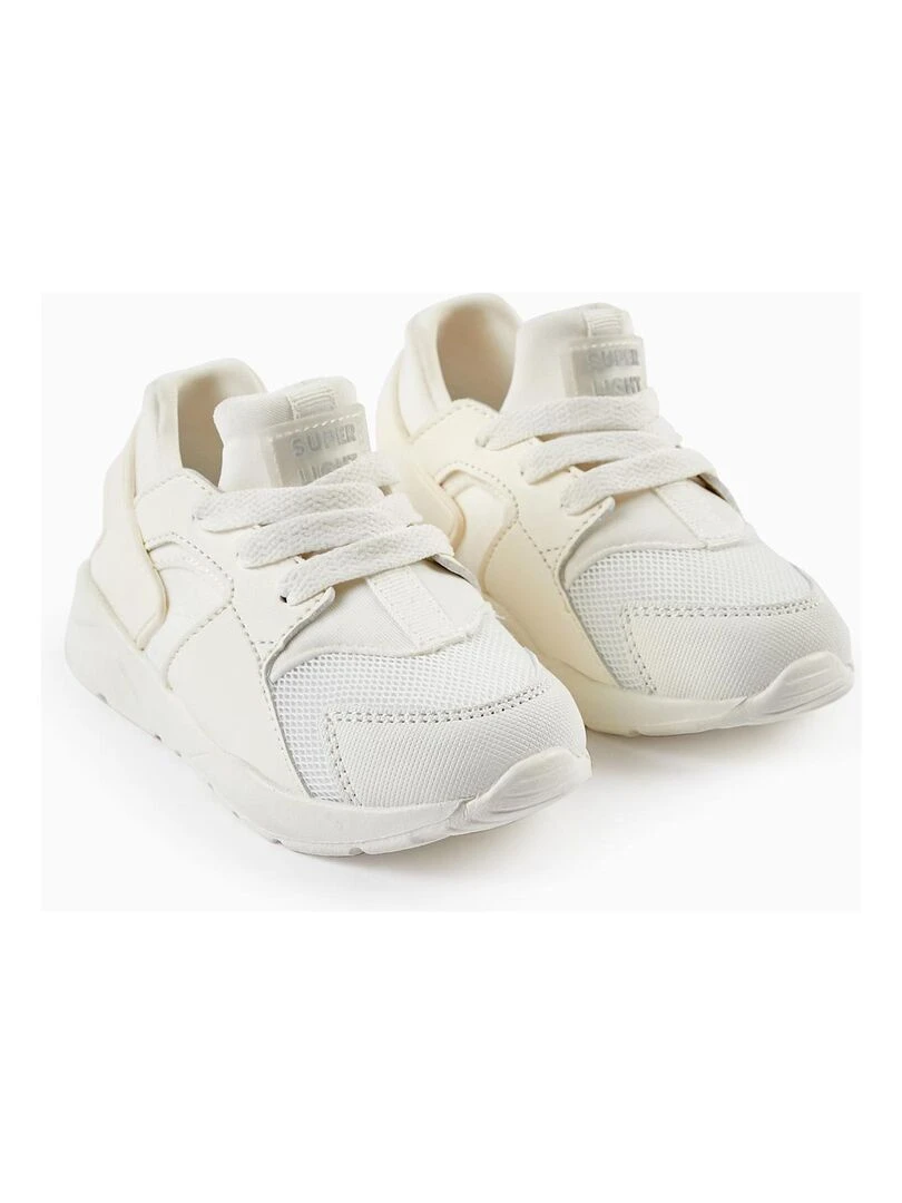 Baskets en cuir synthétique jaipur 'Zippy' Blanc