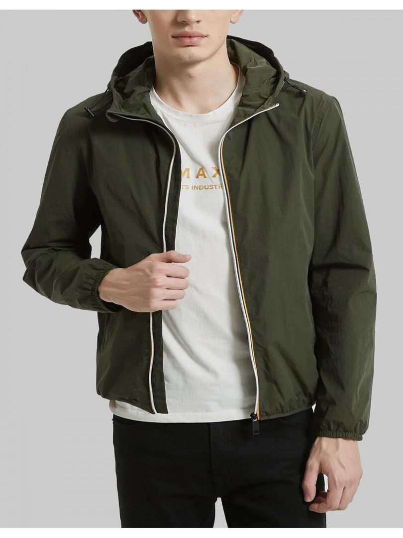 Blouson a Capuche Kebello Vert