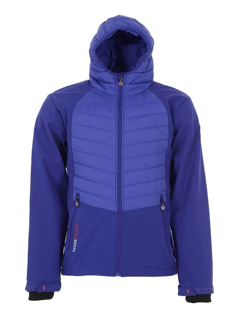 Blouson softshell homme CANDER DEGRE CELSIUS Bleu