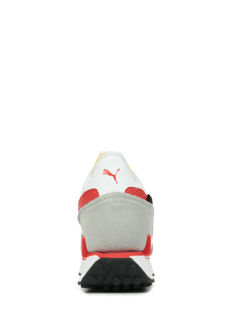 Baskets Future Rider Play On   Blanc Rouge Gris