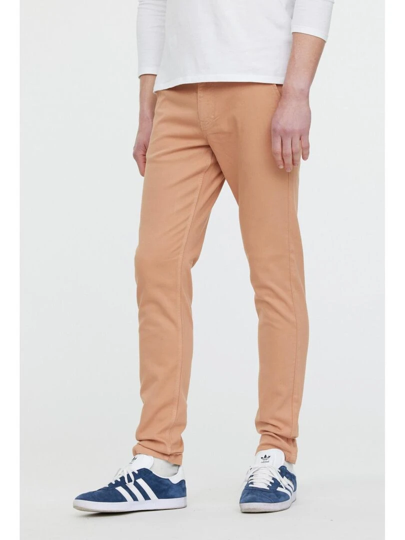 Lee Cooper Pantalon coton chino slim fit NEILS Orange