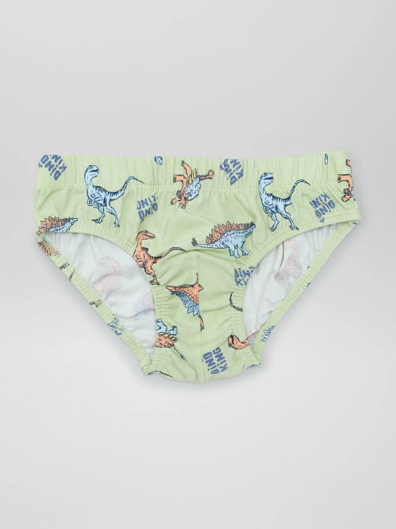 Lot de 7 slips imprimés BLEU