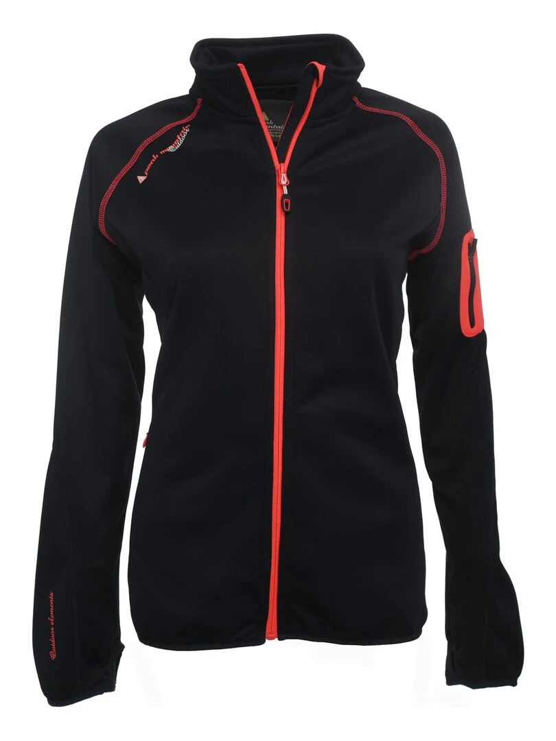 Blouson polarshell femme AMANO Bleu marine