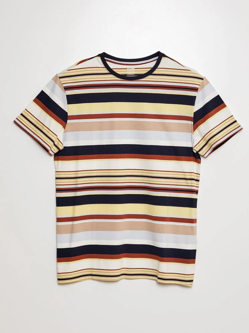 T shirt en jersey Marron