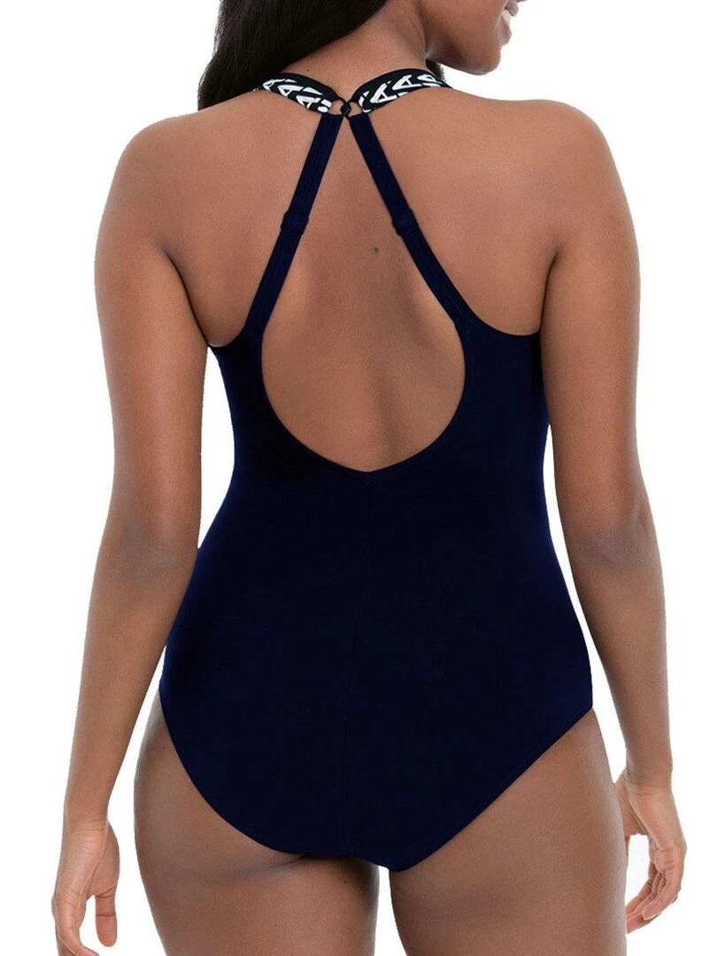 Maillot de bain 1 pièce sans armatures Dunja   Bleu