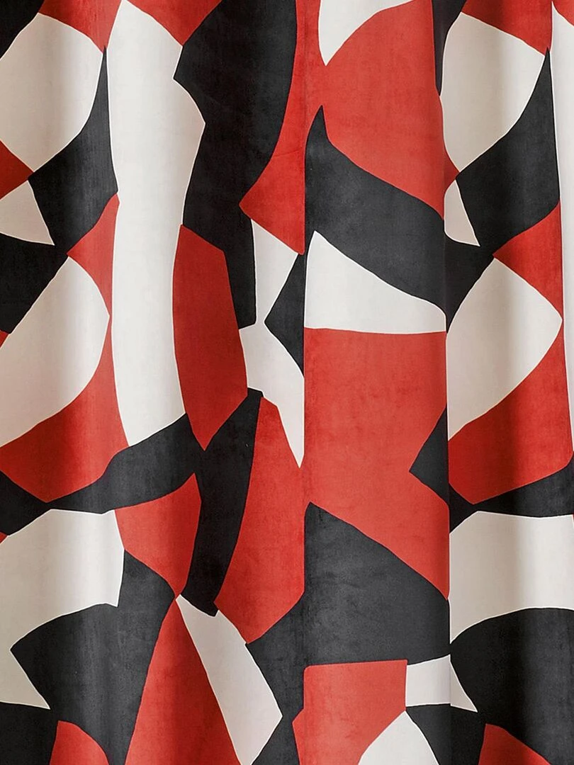 Rideau d'ameublement Camo   Orange