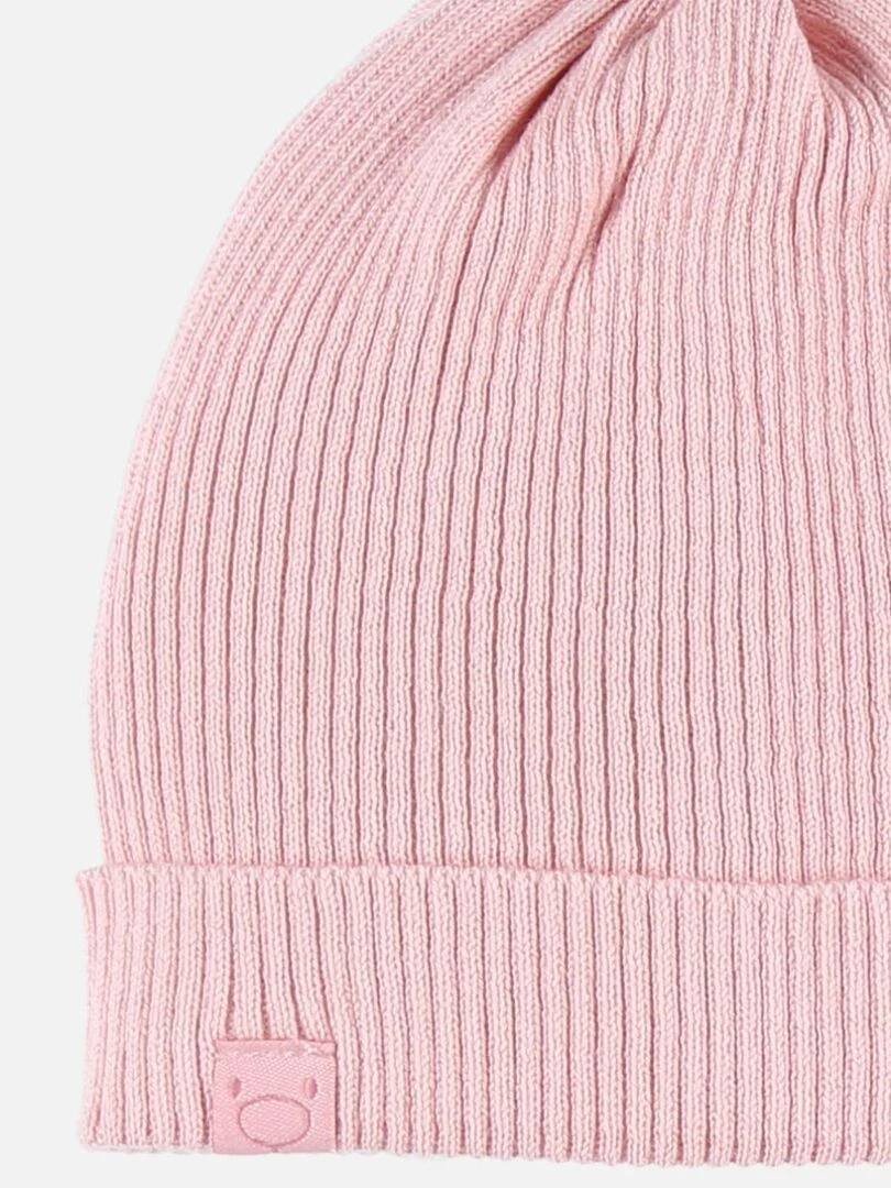 Bonnet de naissance  clair   Noukie's   Rose