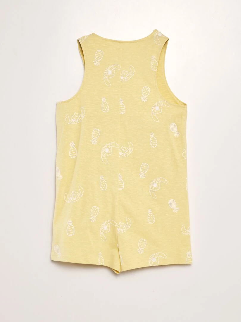Combinaison en jersey 'Disney' 'Stitch' Jaune