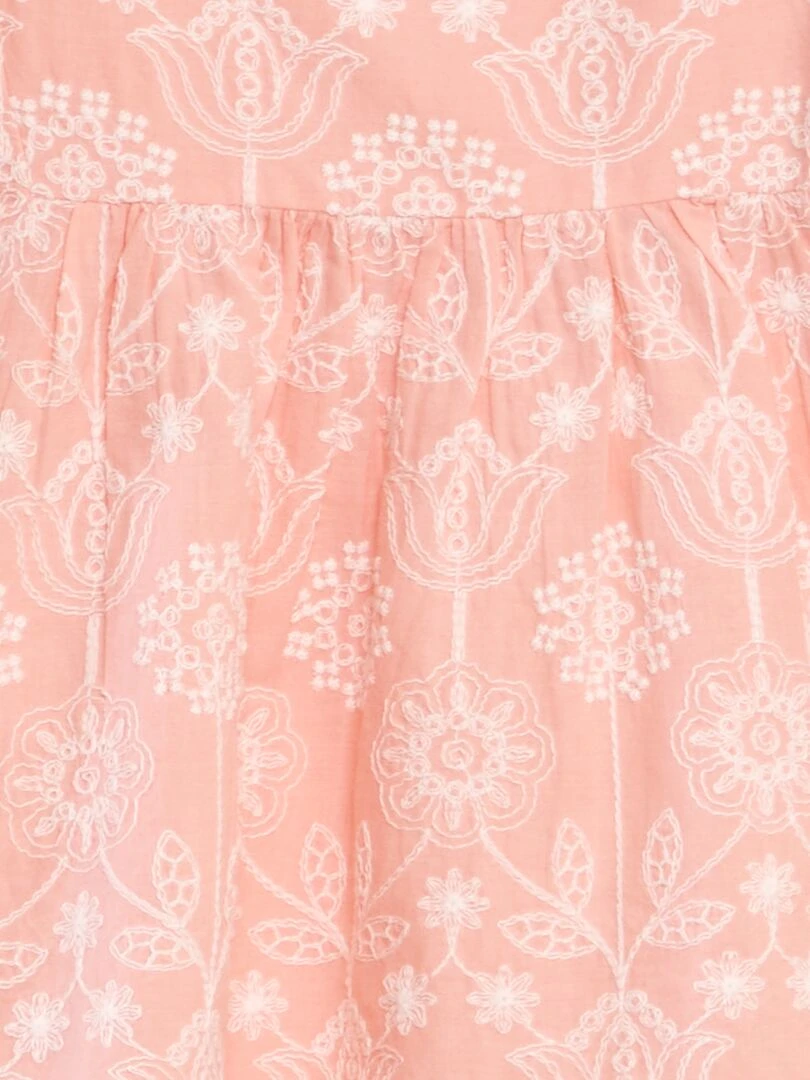 Blouse avec broderie   Rose