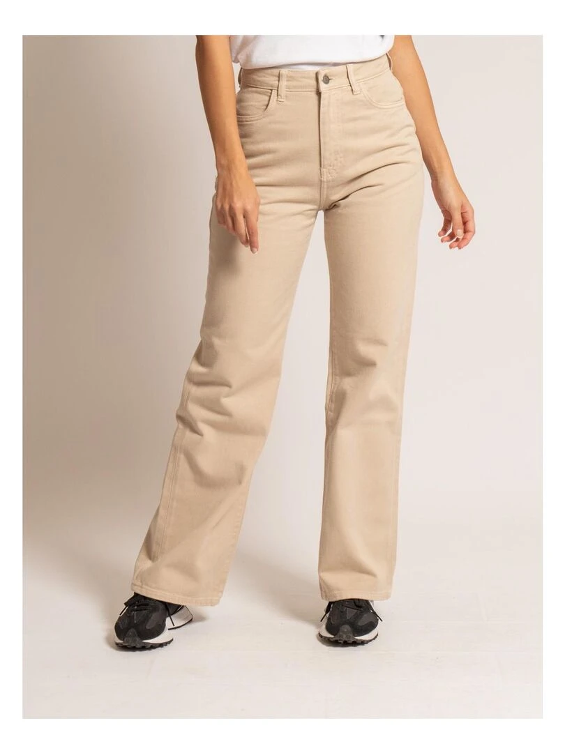 Pantalon coupe droite ERAM Beige