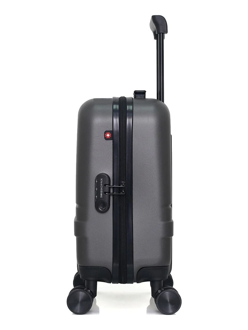 SWISS KOPPER   VALISE CABINE XS USTER 4 ROUES 46 CM   Gris foncé