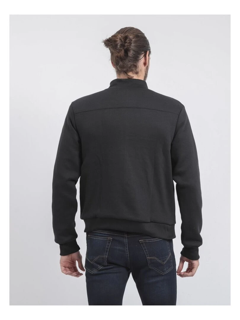 Gilet zippé col montant WILZOKY   Noir