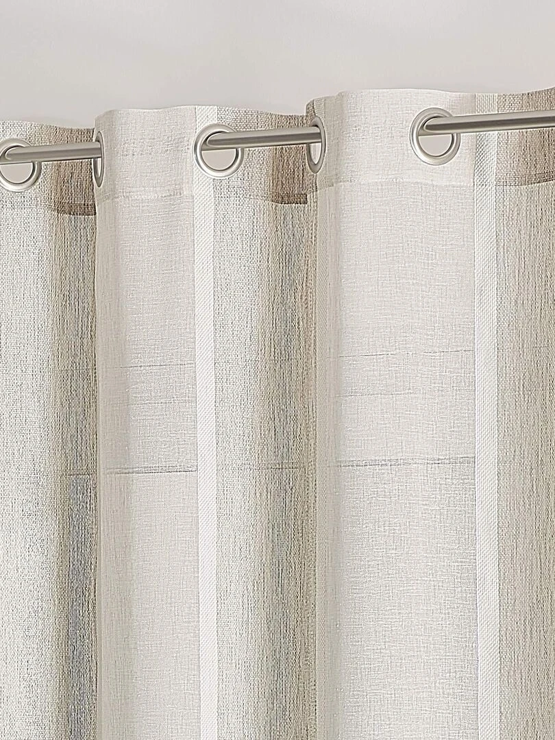 Voilage esprit campagne   Beige
