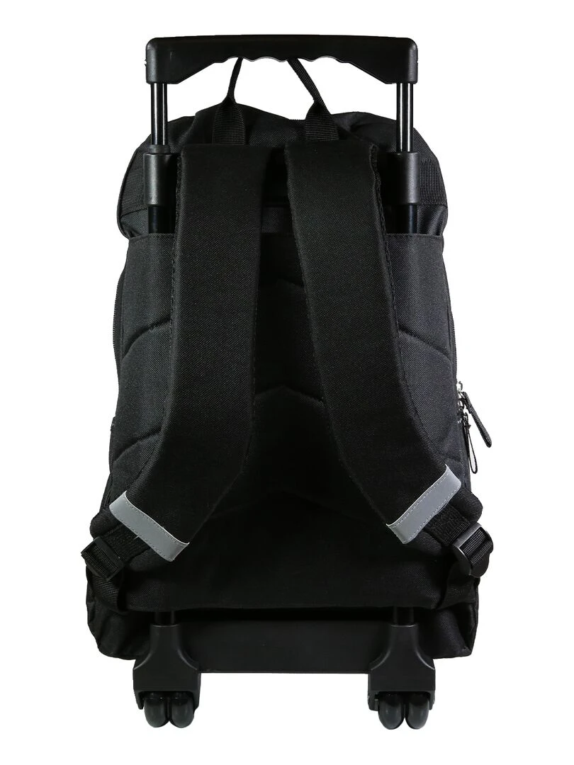 BAGTROTTER Sac à dos à roulettes Vorax Noir Tigre   Noir