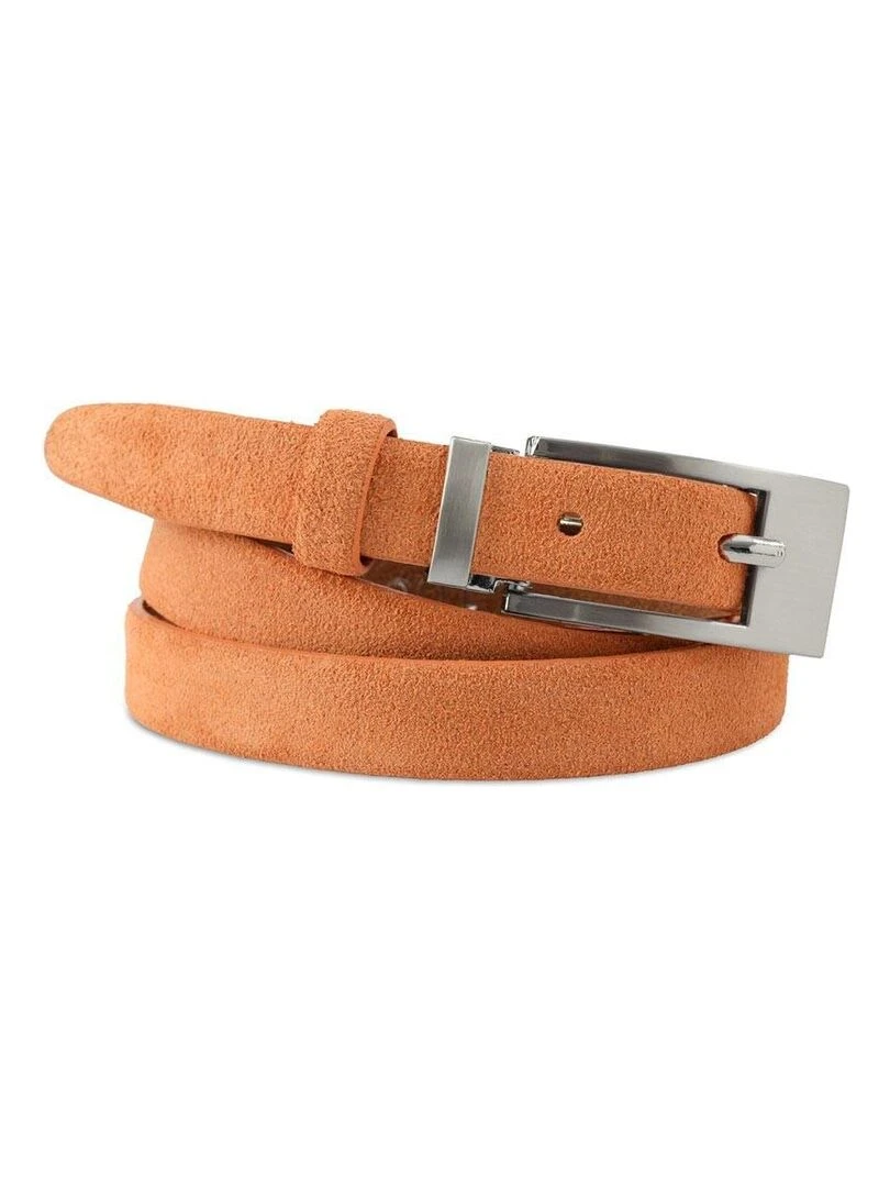Ceinture Plein Cuir suédine Celina Fabrication UE Orange