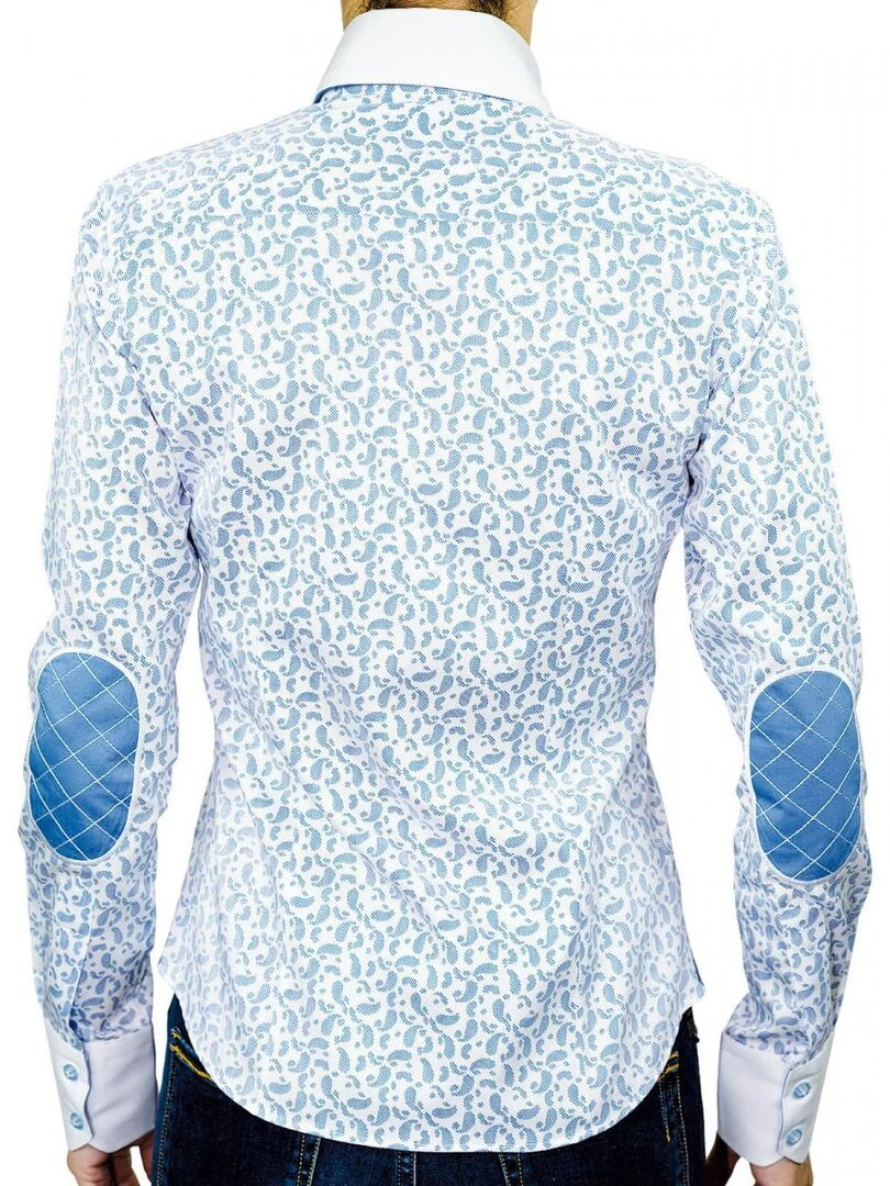 Chemise à coudières DROOPY   Bleu