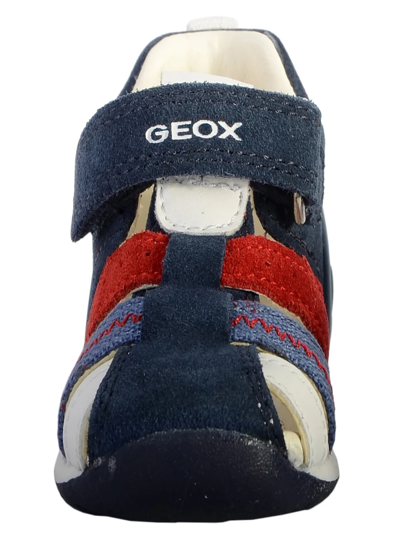 Sandales Cuir Enfant Geox Each   Bleu