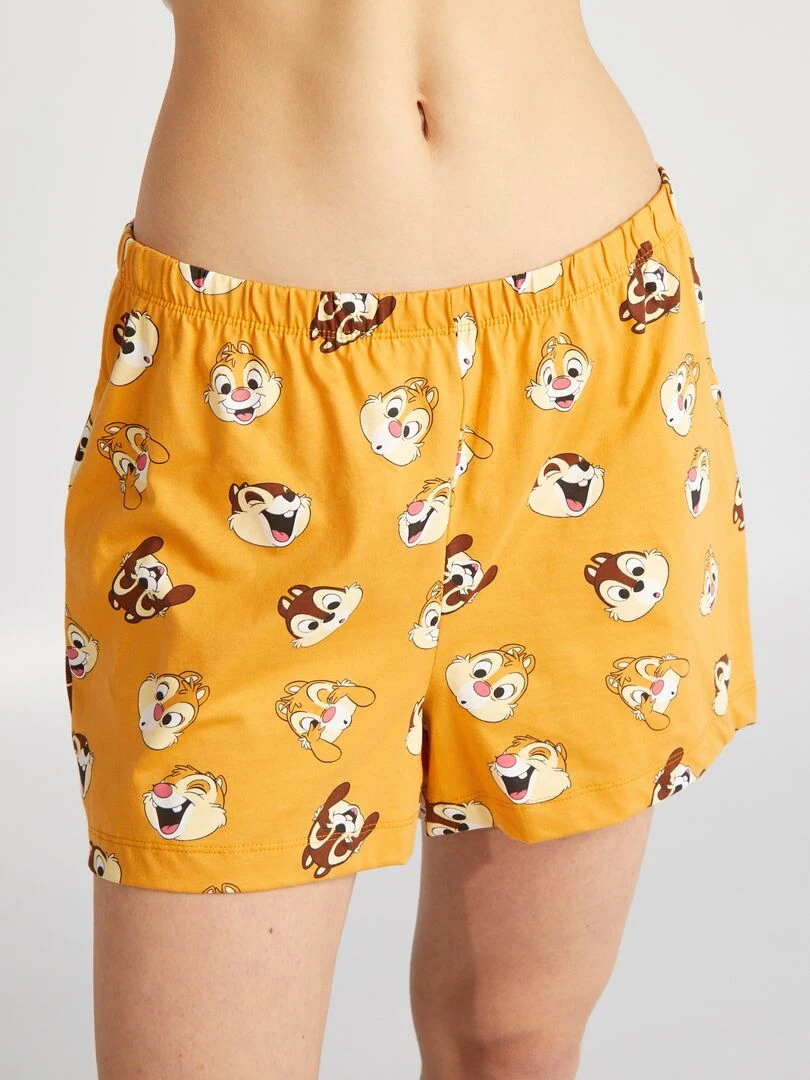 Ensemble pyjama court 'Disney'   2 pièces   Blanc