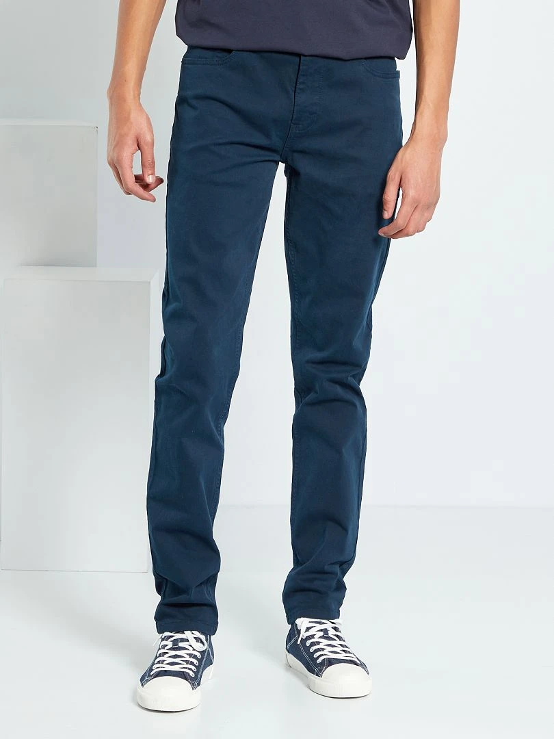 Pantalon slim L38 + de 2m Bleu marine