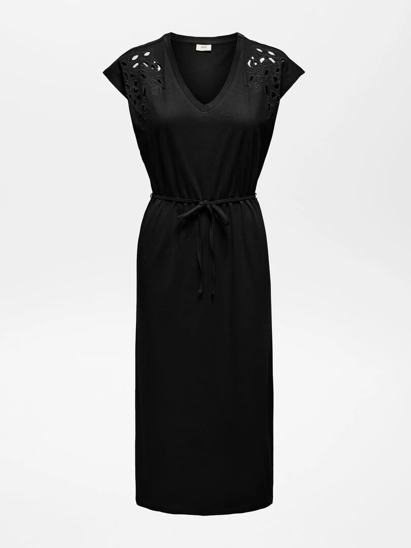 Robe en jersey noir