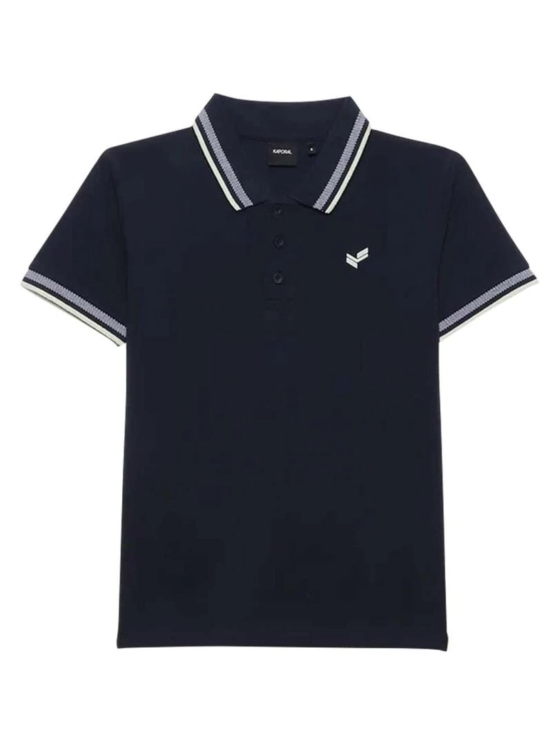 KAPORAL Polo en maille piqué Bleu marine