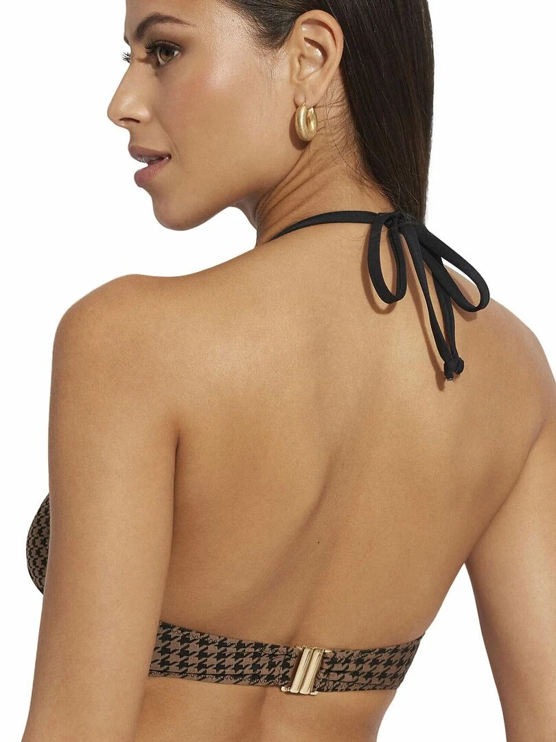 Haut maillot de bain triangle préformé Corfu Noir