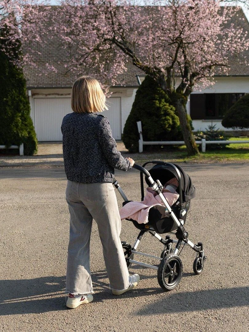 Bemini Nid d'ange BISIDE Quilted et Jersey   Rose clair