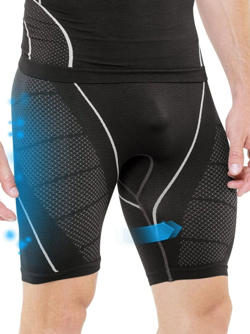 Cycliste de compression running Cellutex Noir