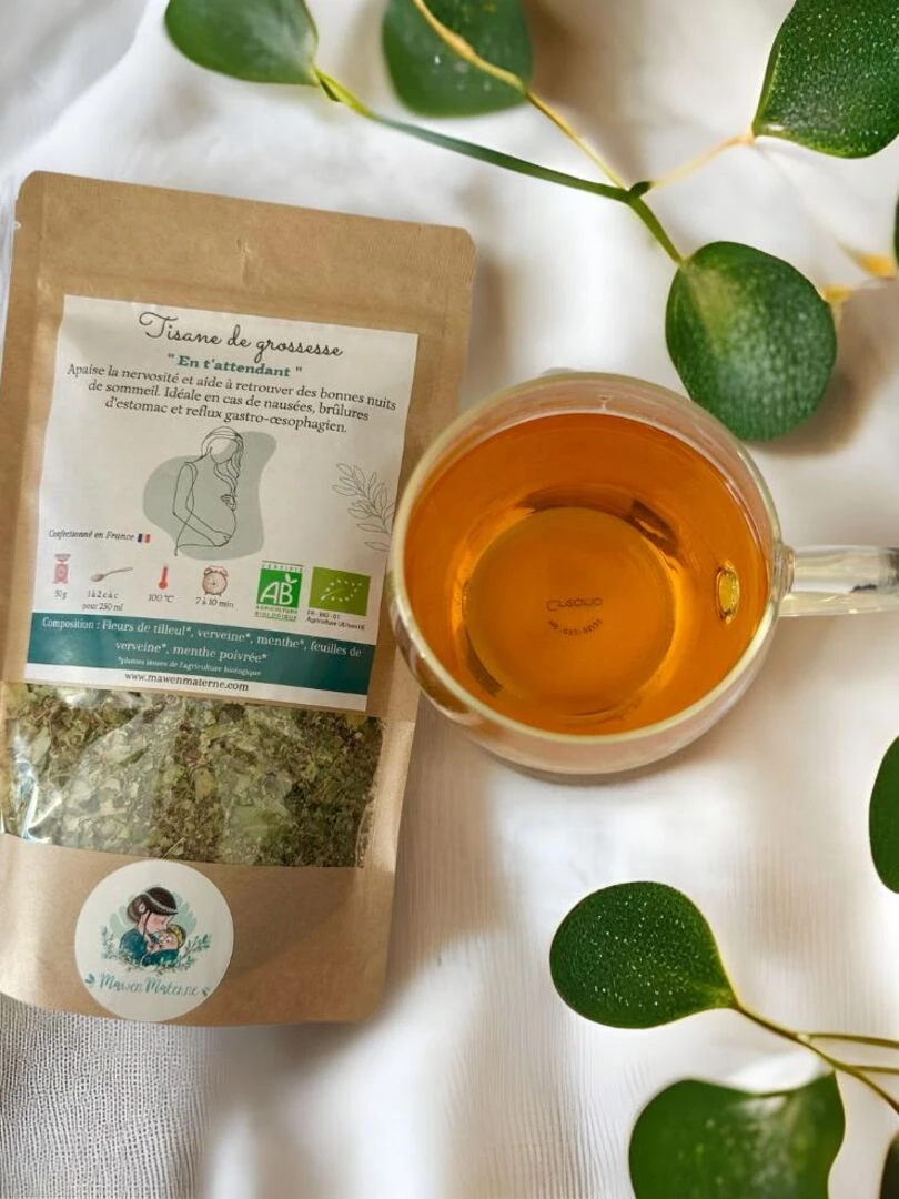 Tisane de grossesse BIO 'En t'attendant' VRAC 50g Orange