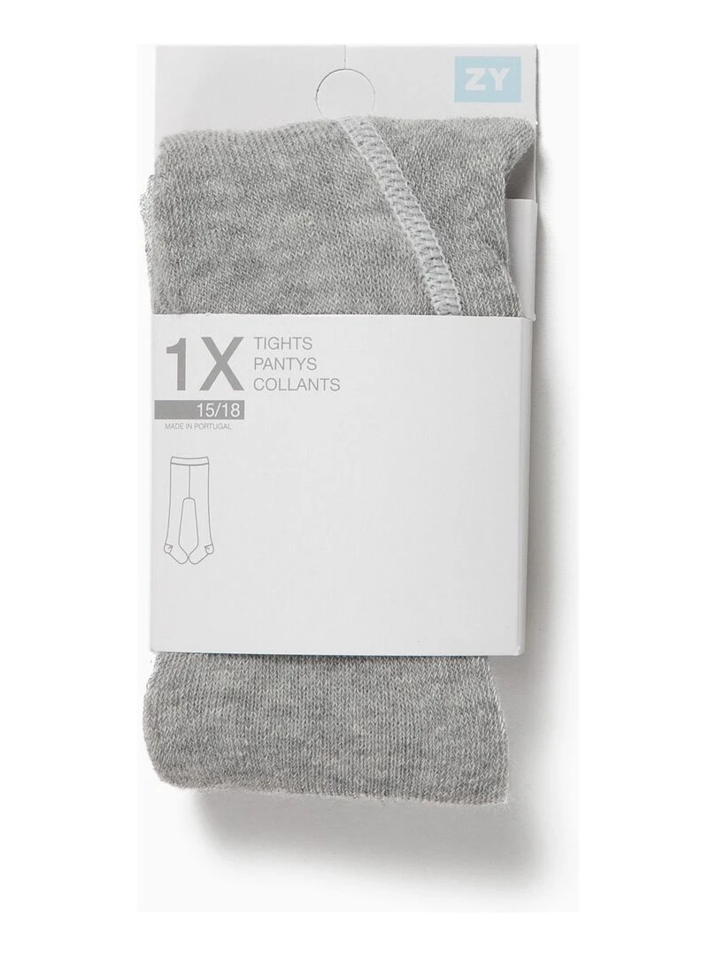 Collant en maille essential line 'Zippy' Gris perle