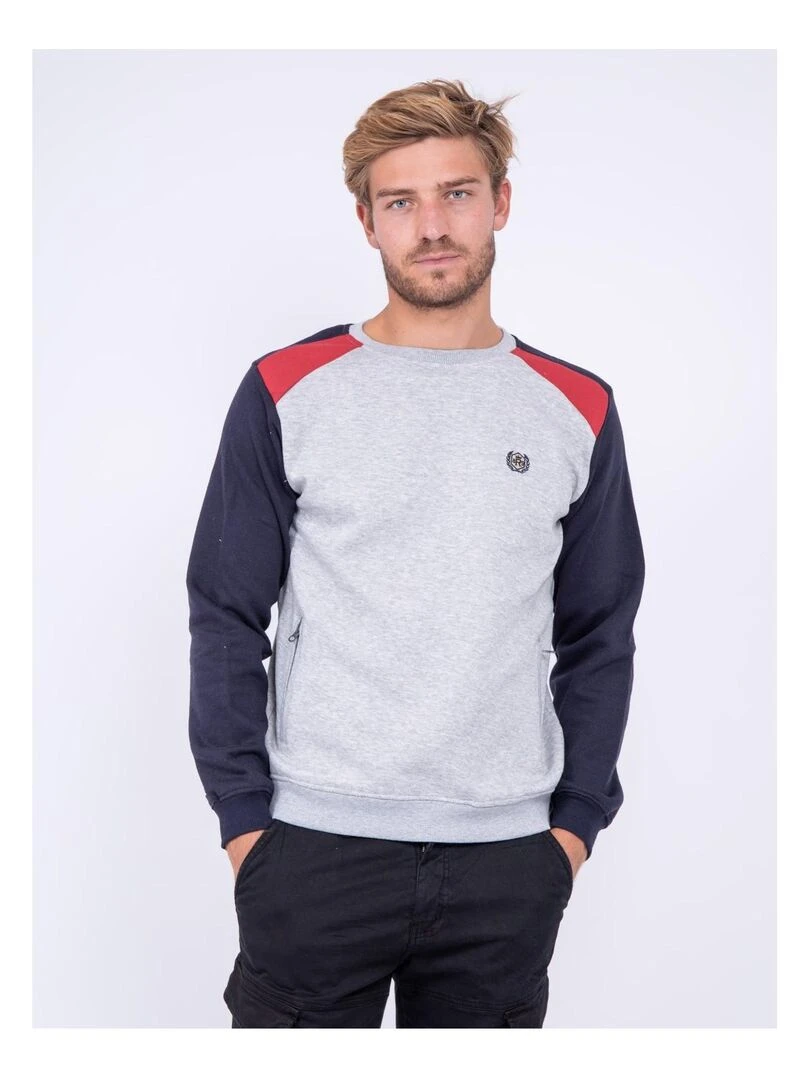 Sweat col rond WORMUNT Bleu marine