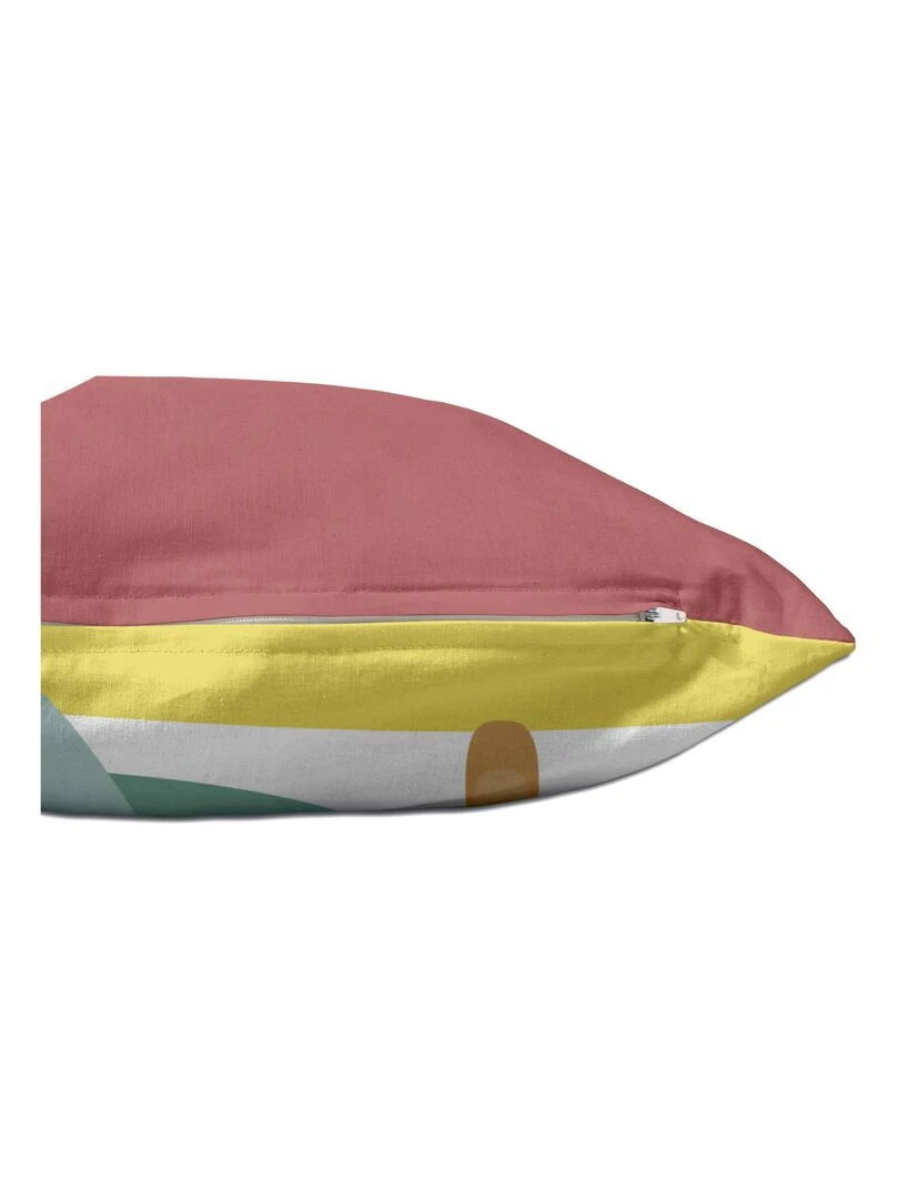 Housse de coussin Learning to fly "Happyfriday"   Blanc