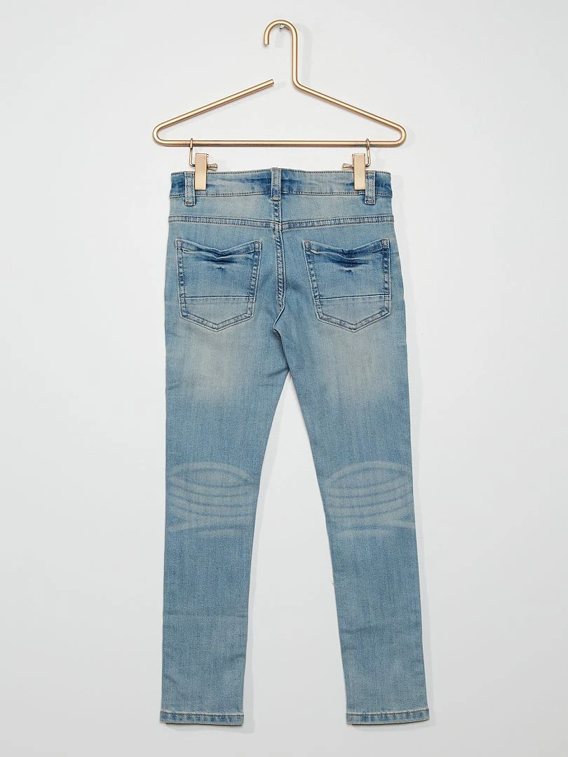 Jean skinny stretch résistant bleu stone
