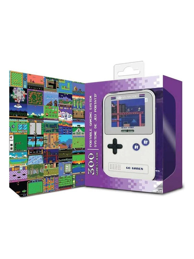 Go Gamer Violet 300 jeux Console de poche My Arcade N/A