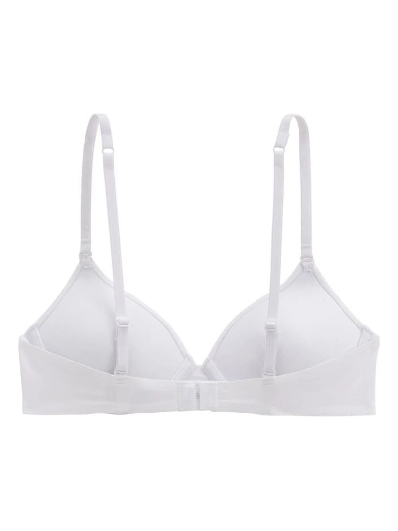 Soutien gorge à coques sans armatures blanc Veliana Blanc