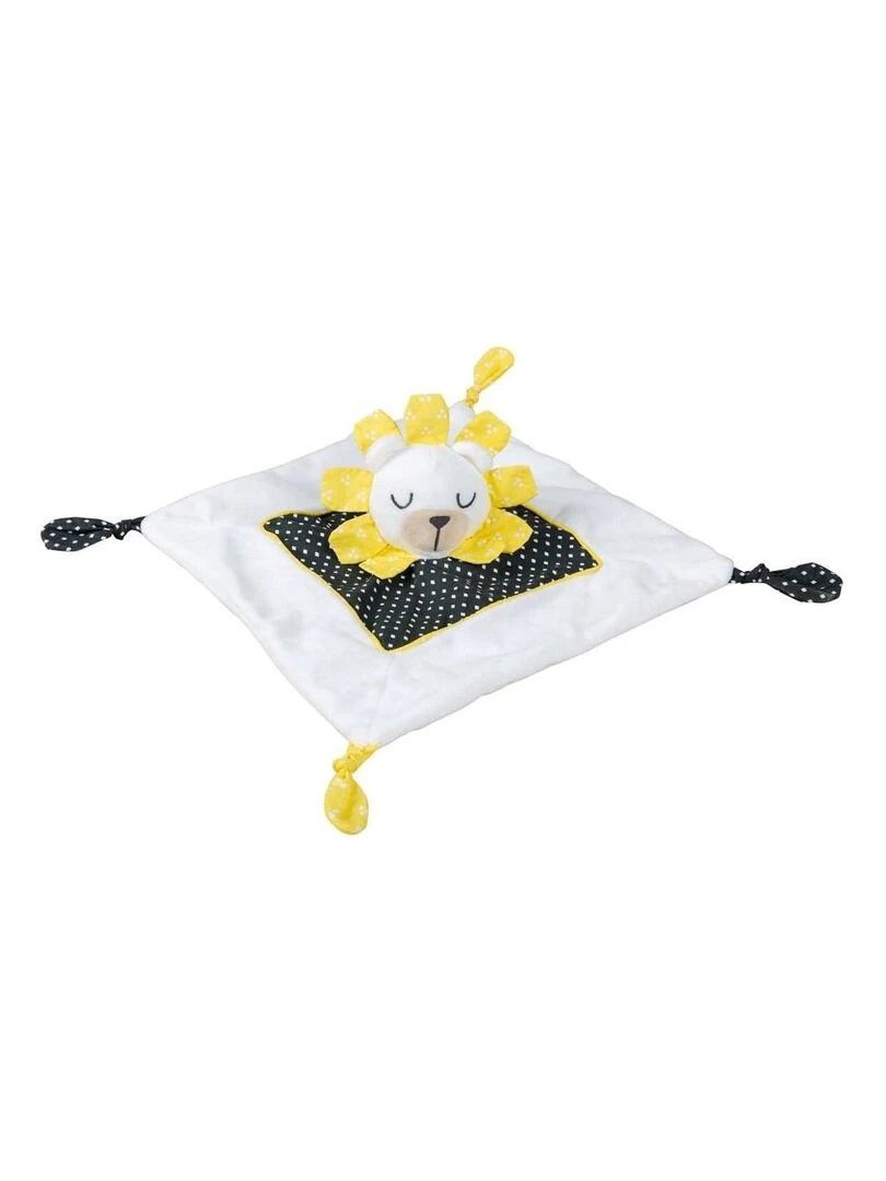 Doudou mouchoir en velours blanc SAUTHON Blanc