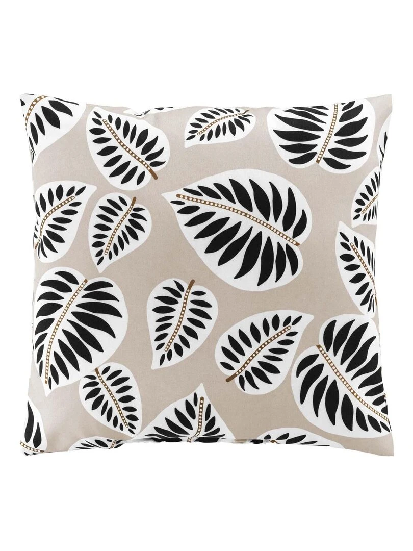 Coussin Collection Feuilles d Alma Noir