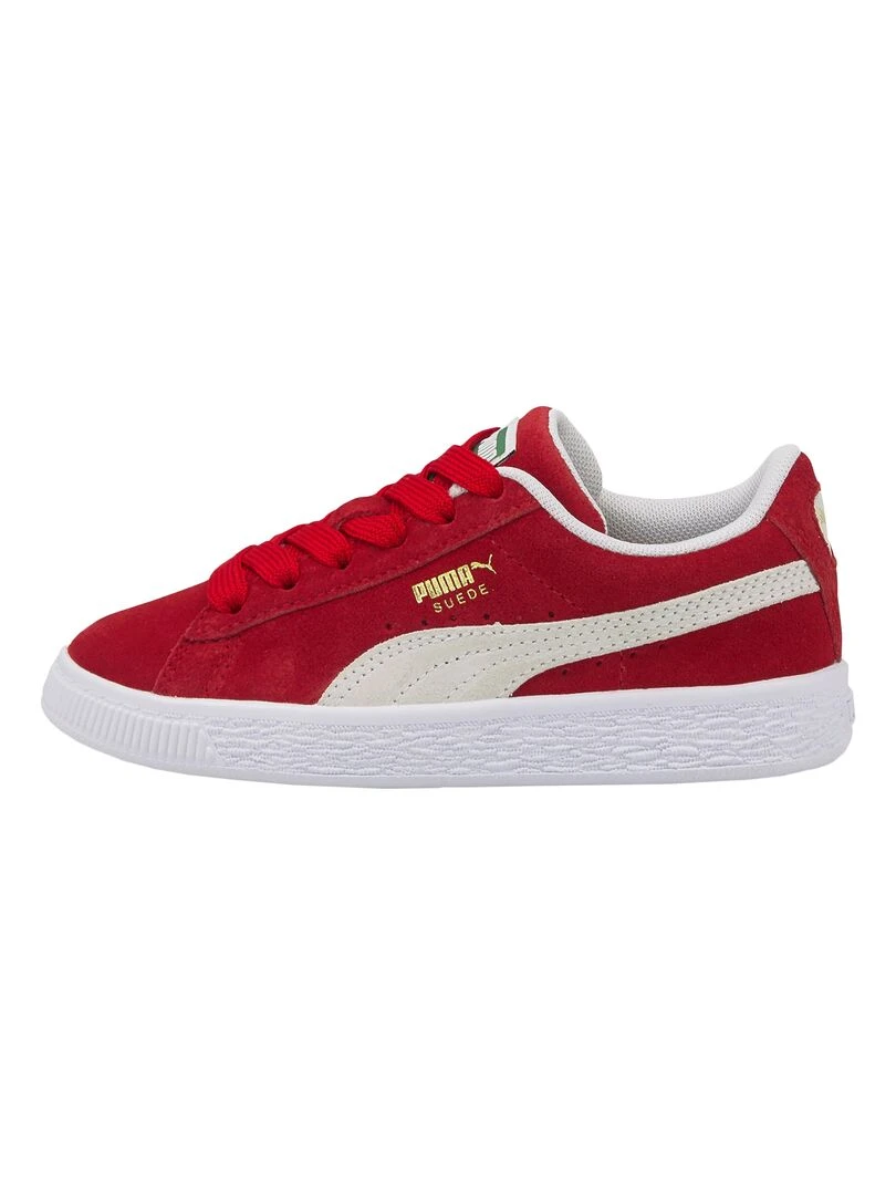 Basket Cuir Junior Puma Suede Classic XXI 28à35 Rouge