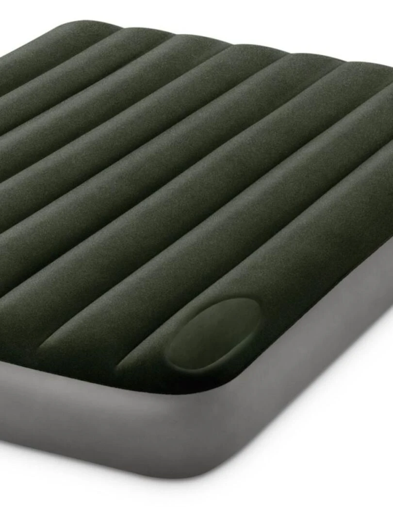Matelas gonflable 2 places avec gonfleur intégré   Vert