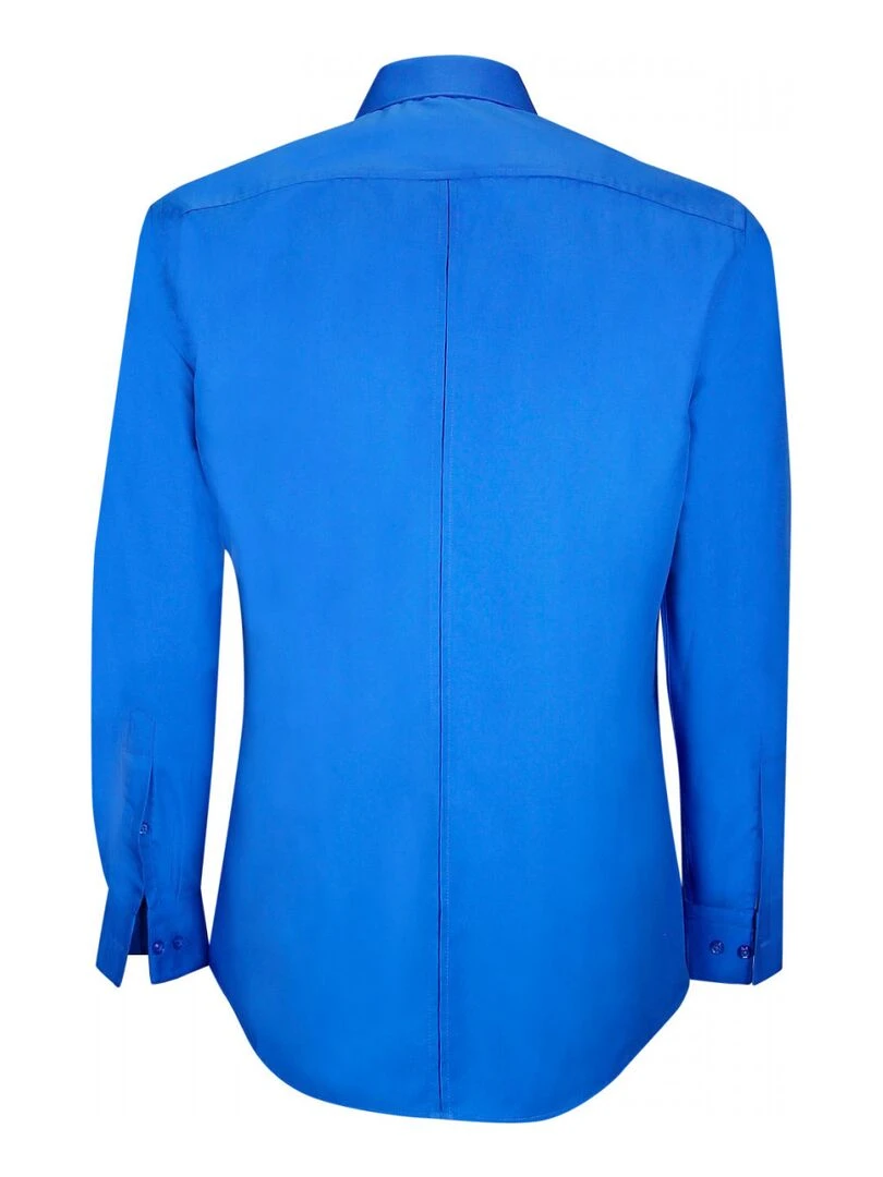Chemise gorge cachée GORDON Bleu fluo